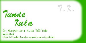 tunde kula business card